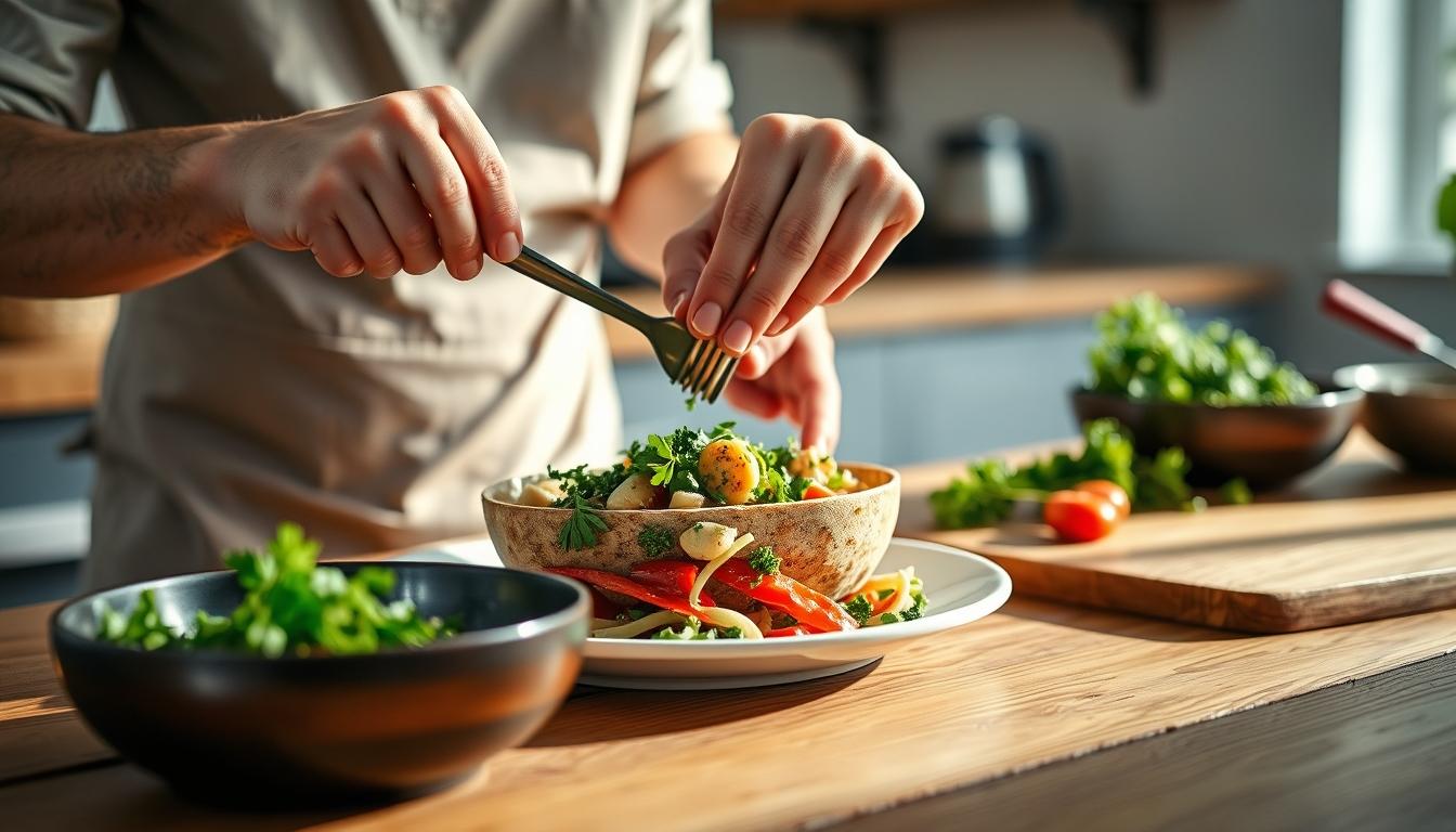 Fresh ingredients and home cooking inspiration